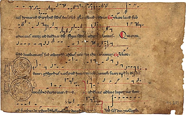 notacion musical beneventan music manuscript